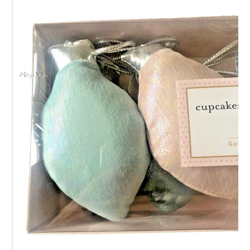 Cupcakes & Cashmere Shimmer Pastel Garland Light Bulb Holiday Christmas 6 FT